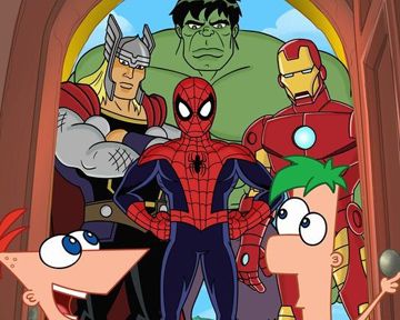 Trailer zur Crossover-Episode "Phineas and Ferb: Mission Marvel", in der die Disney-Figuren Phineas und Ferb auf die Marvel-Superhelden treffen.